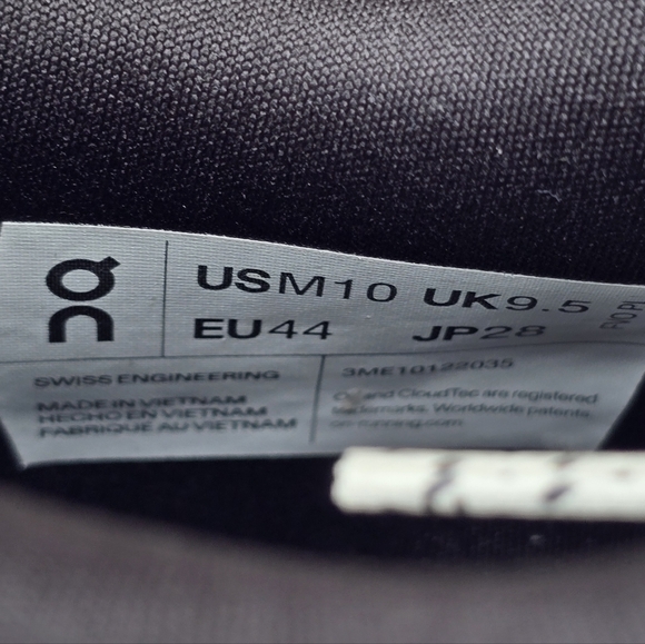 NIB, On Running, Mens, Cloudmonster 2, Undyed Frost, Athletic Shoes, Sz 10 - Picture 11 of 15